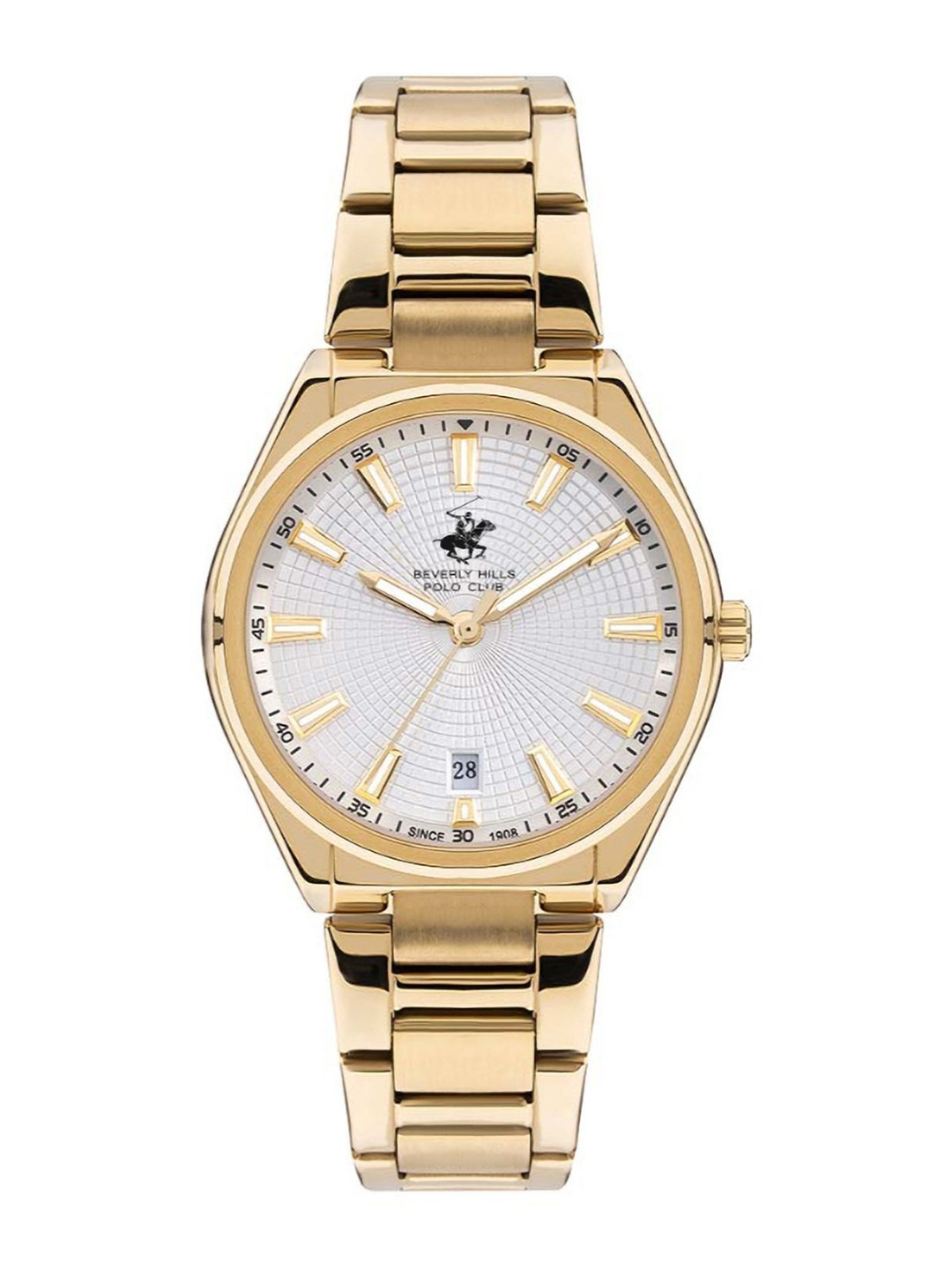 

Beverly Hills Polo Club Women Dial & Bracelet Style Straps Analogue Watch BP1312Y.130, Silver