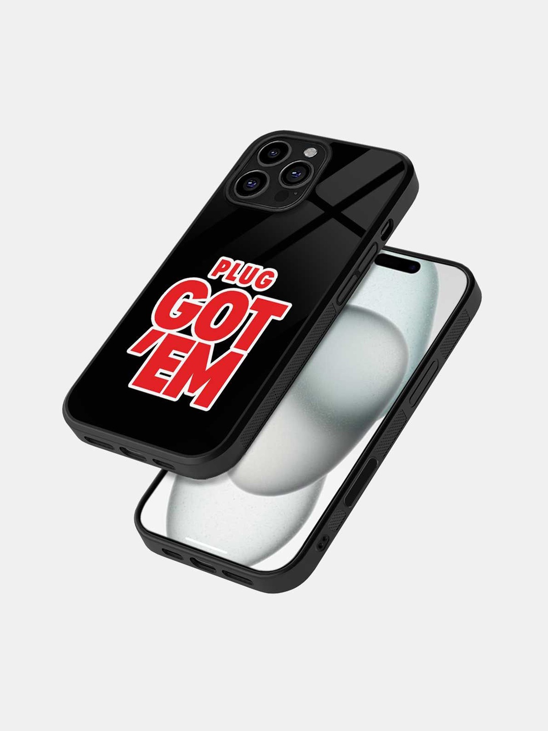 

macmerise Typography Printed iPhone 16 Pro Max Bumper Case Mobile Accessories, Black