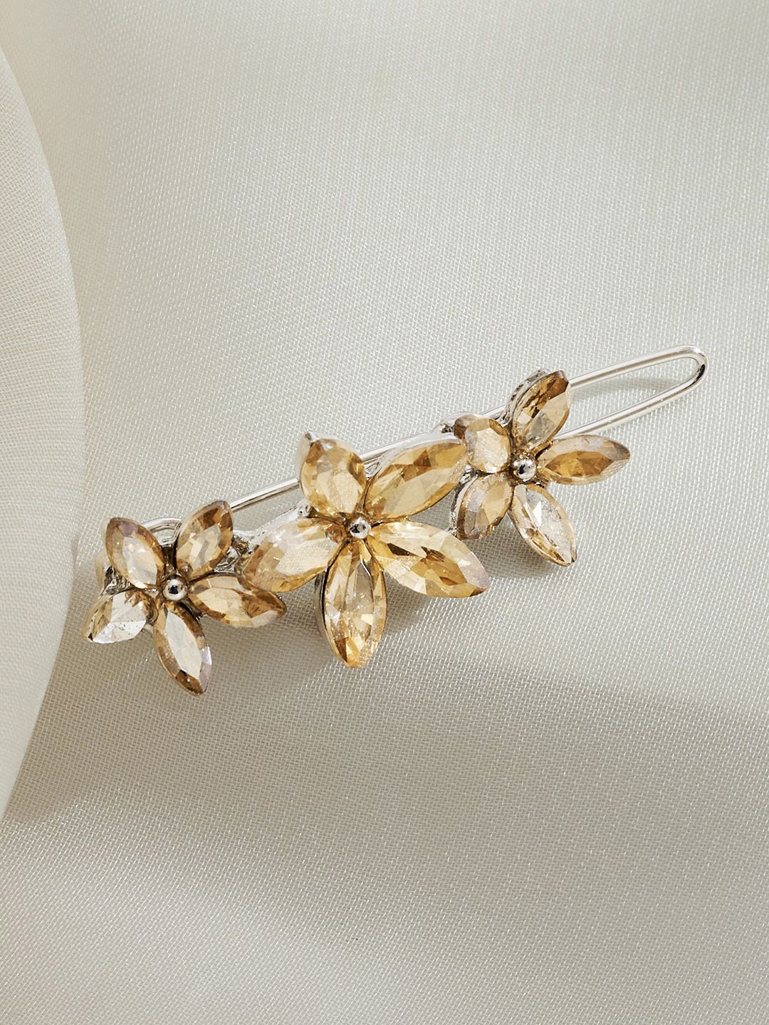 

JOKER & WITCH Women Embellished Bumpit Hair Pin, Gold