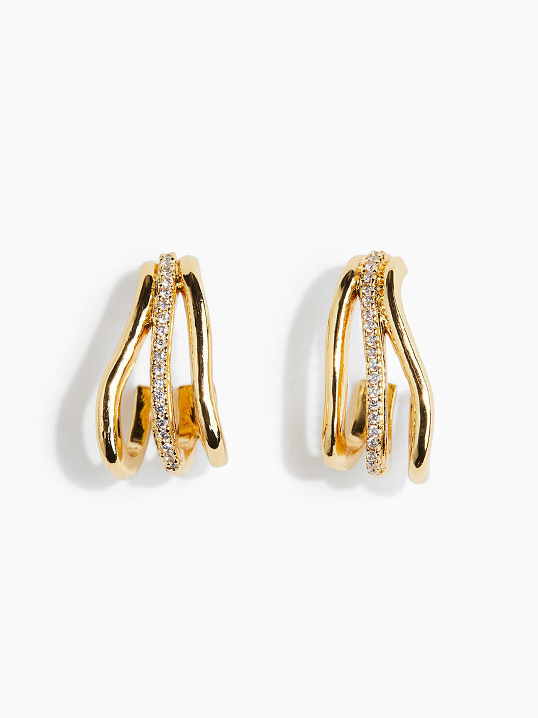 

H&M Gold-Plated Hoop Earrings