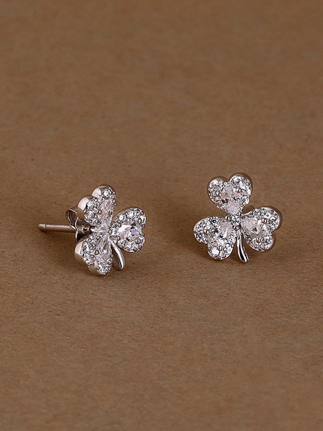 

Luxevogue Contemporary Studs Earrings, Rose gold