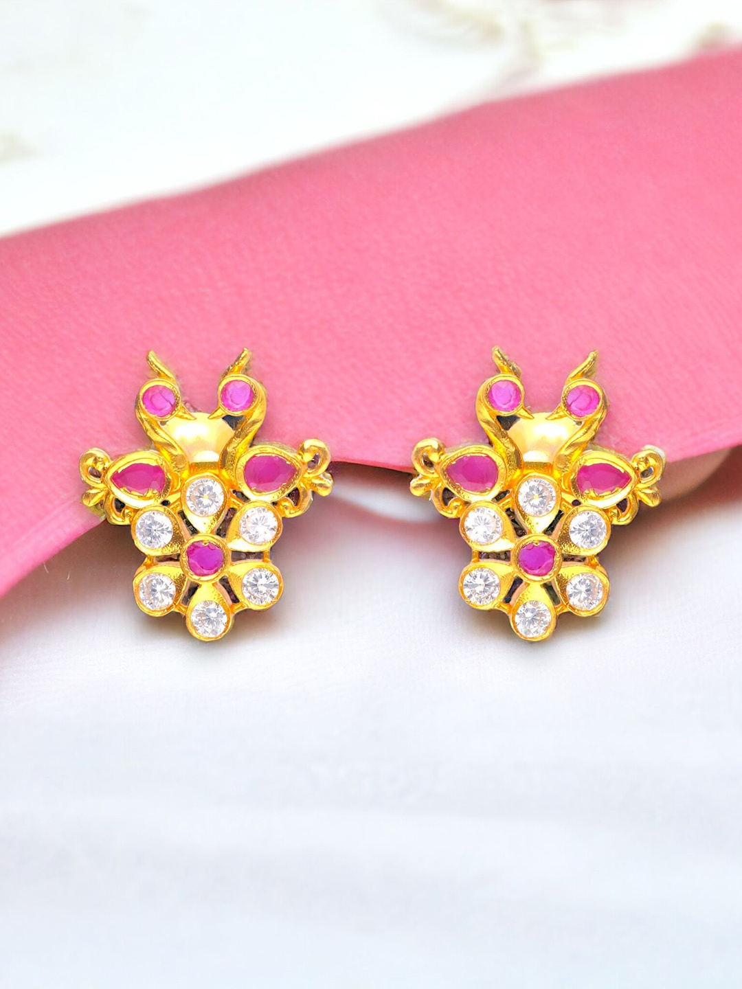 

Luxevogue Contemporary Studs Earrings, Yellow
