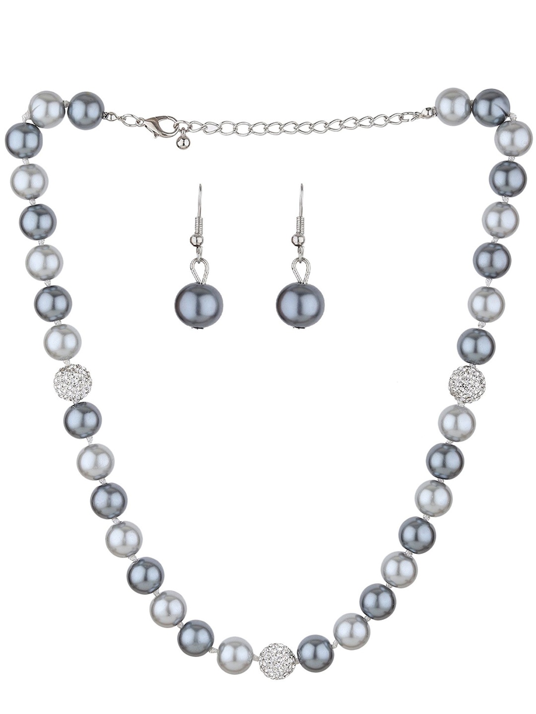 

RHOSYN Pearl Jewellery Set, Grey