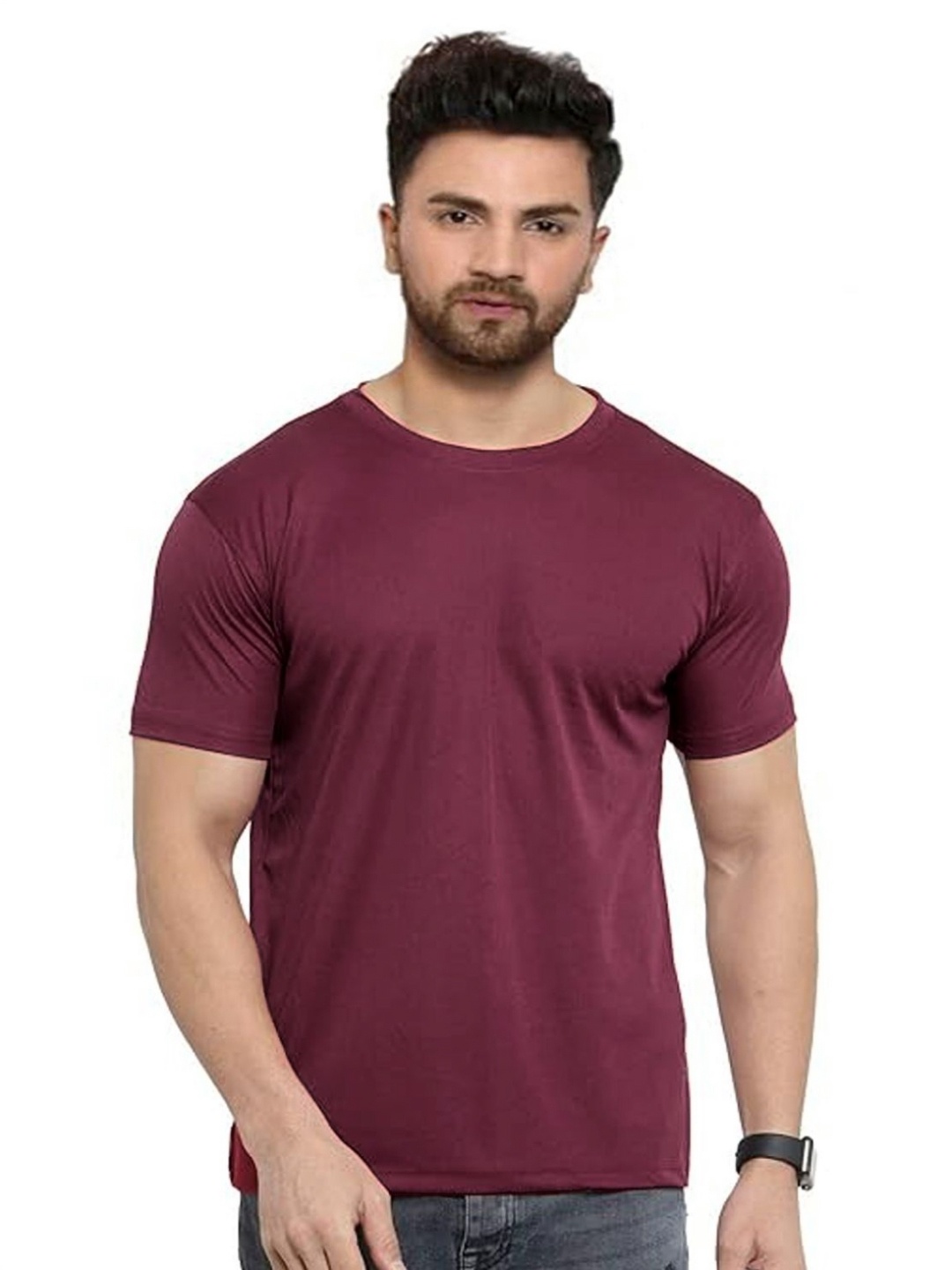 

Diving Deep Men Pockets T-shirt, Burgundy