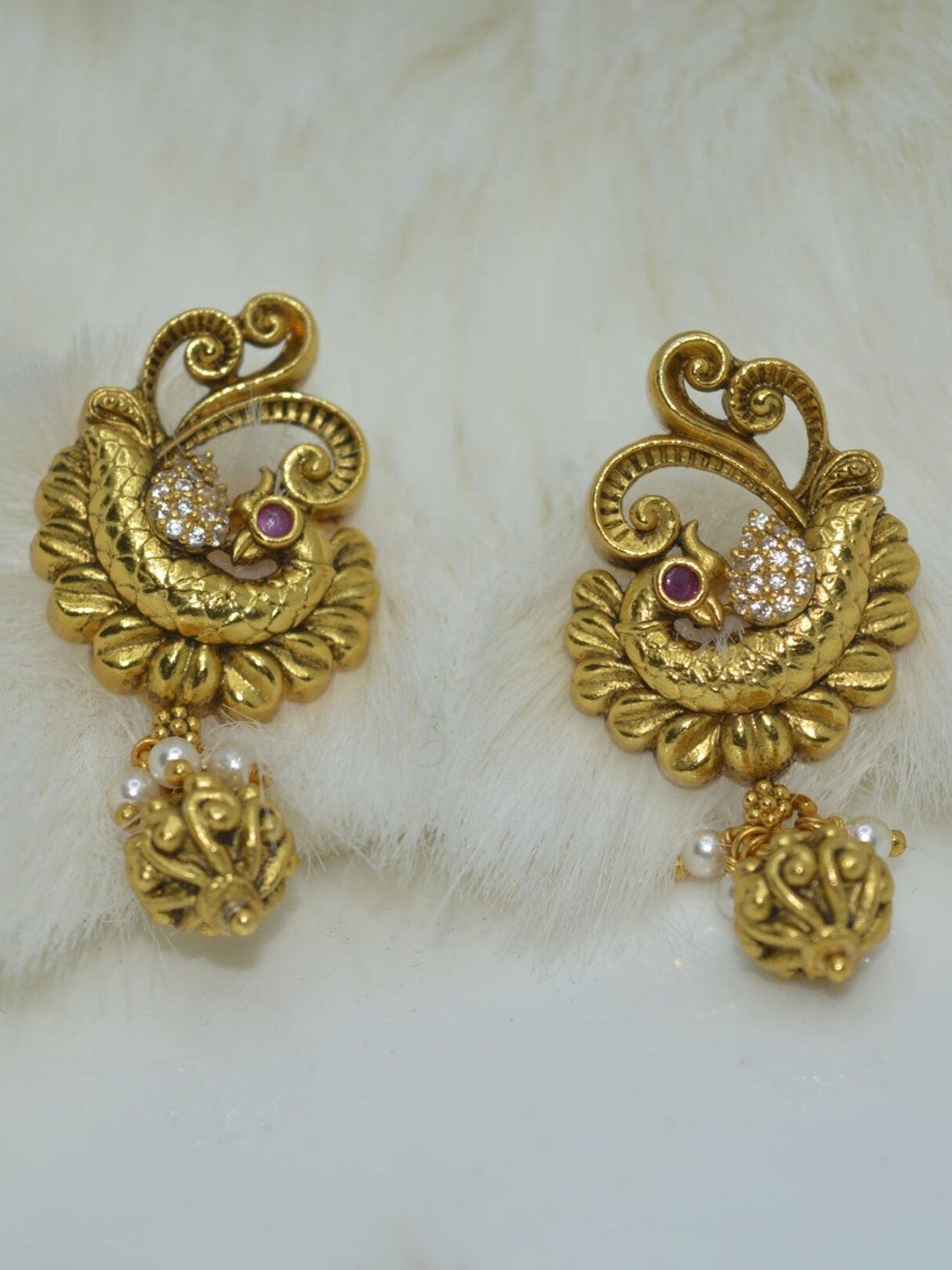 

Luxevogue Contemporary Drop Earrings, Yellow