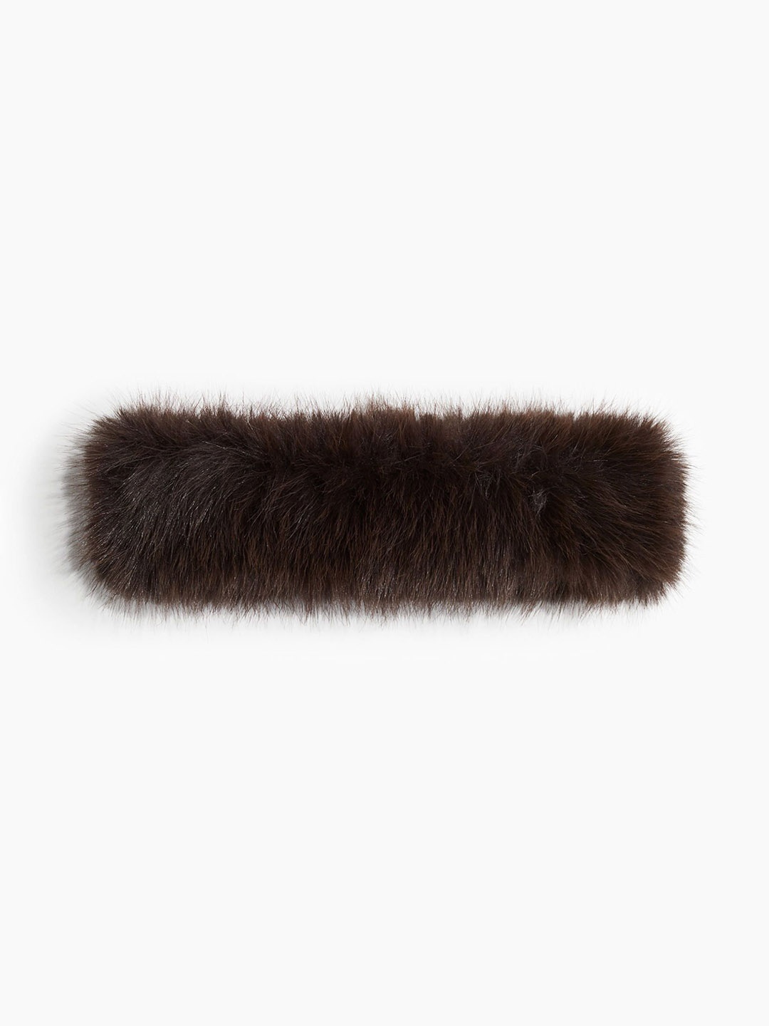 

H&M Women Fleece-Lined Fluffy Headband, Brown