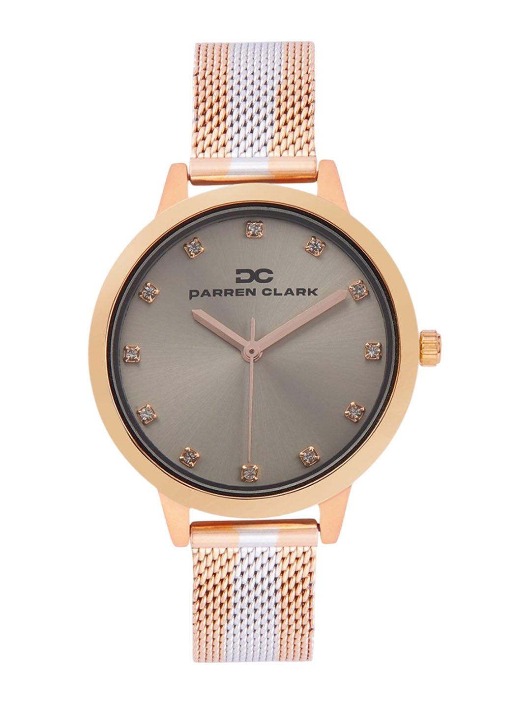 

DARREN CLARK Women Embellished Dial & Bracelet Style Straps Analogue Watch 2008E-E0315, Grey