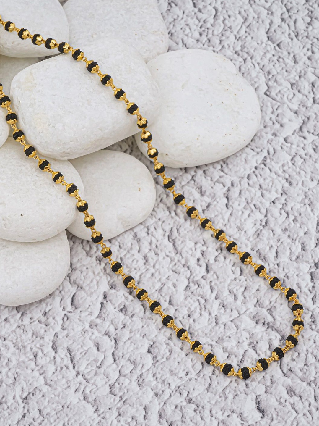 

Minprice Men Gold-Plated Beaded Minimal Chain