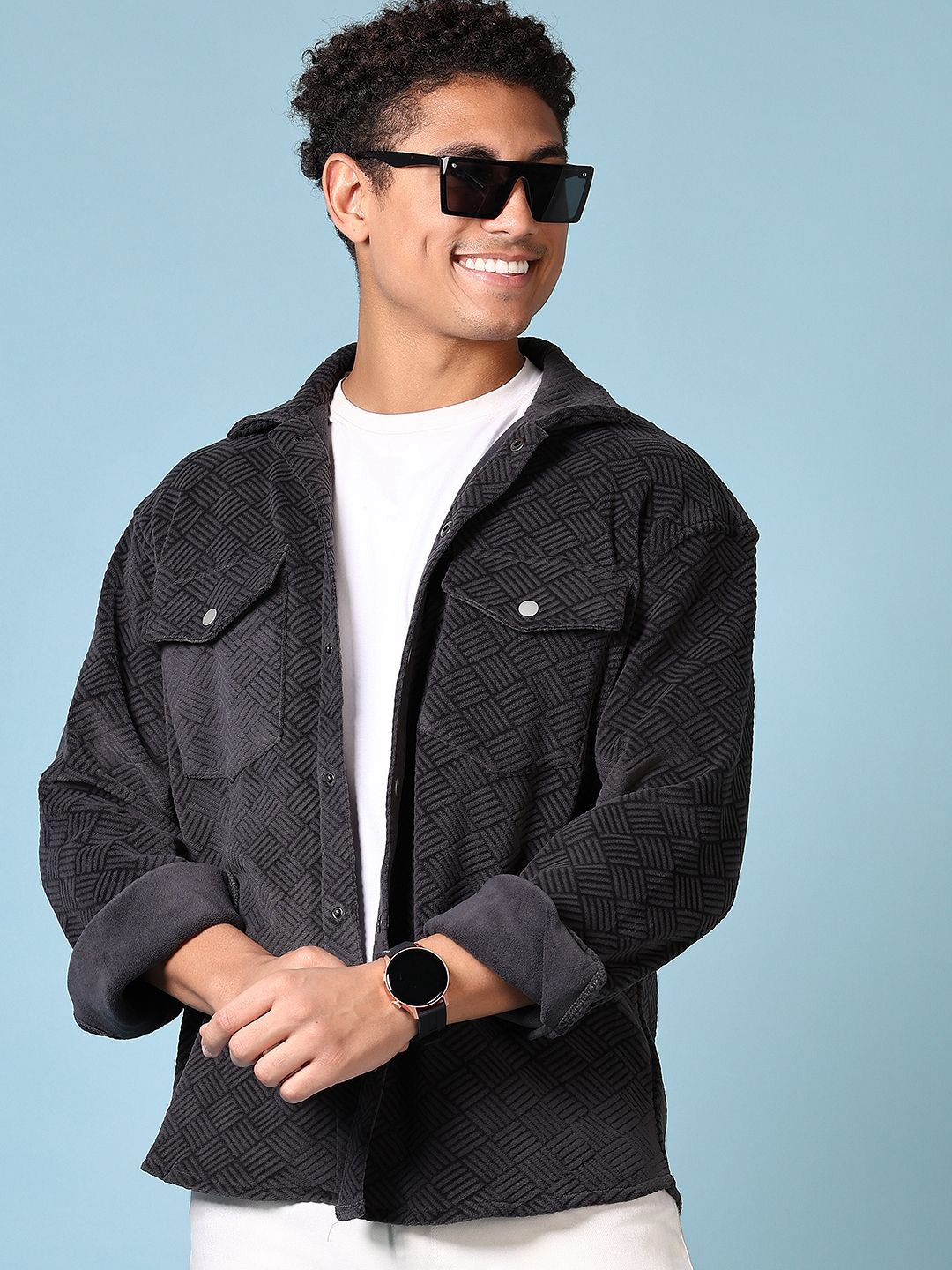 

V-Mart Men Sweatshirt, Grey