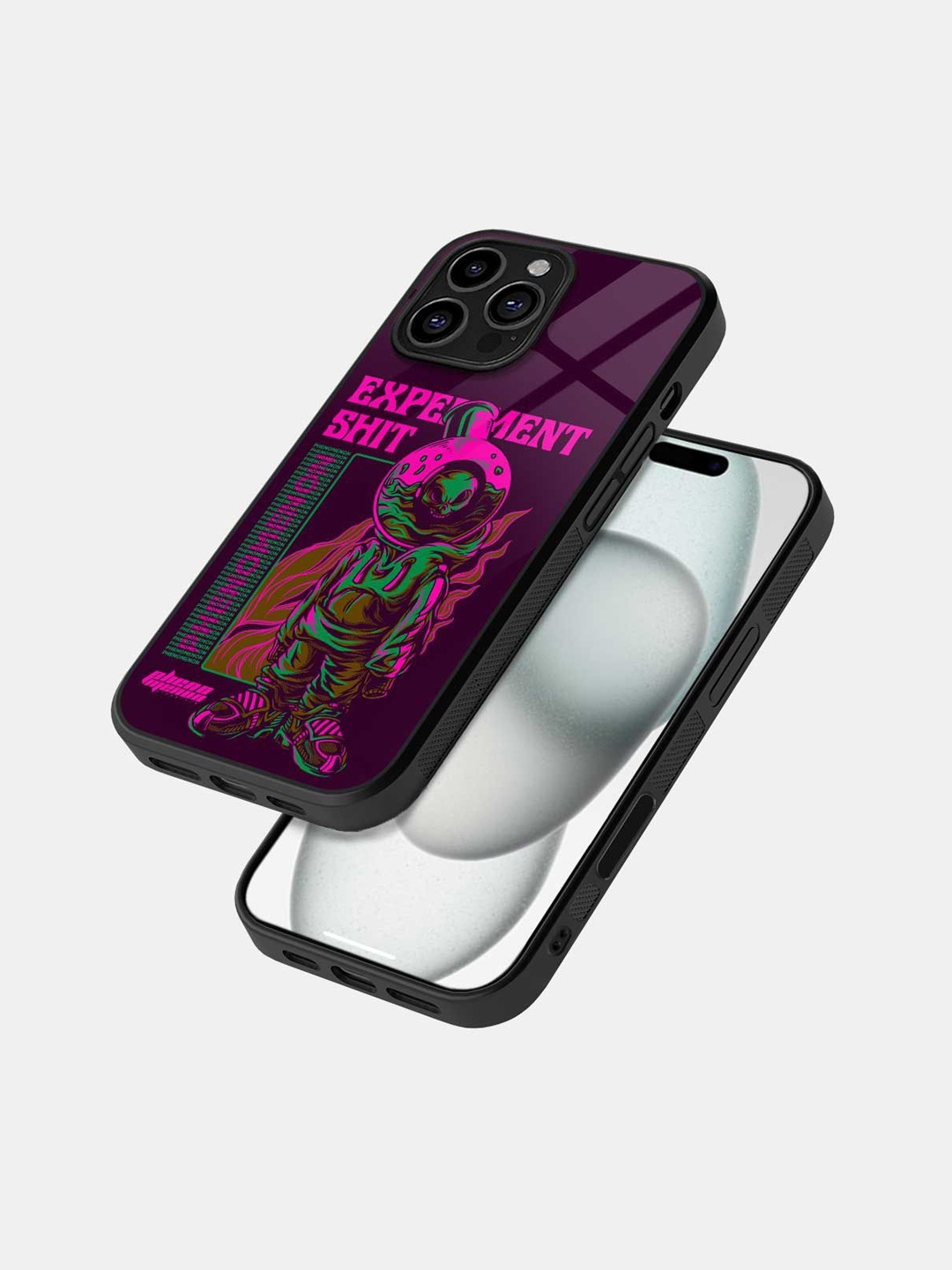 

macmerise Typography Printed iPhone 16 Pro Max Bumper Case Mobile Accessories, Black