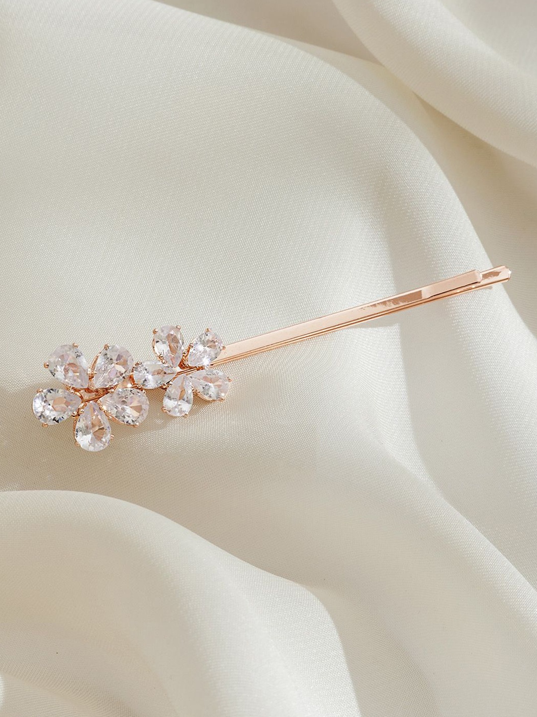 

JOKER & WITCH Women Embellished Bobby Pins, Rose gold
