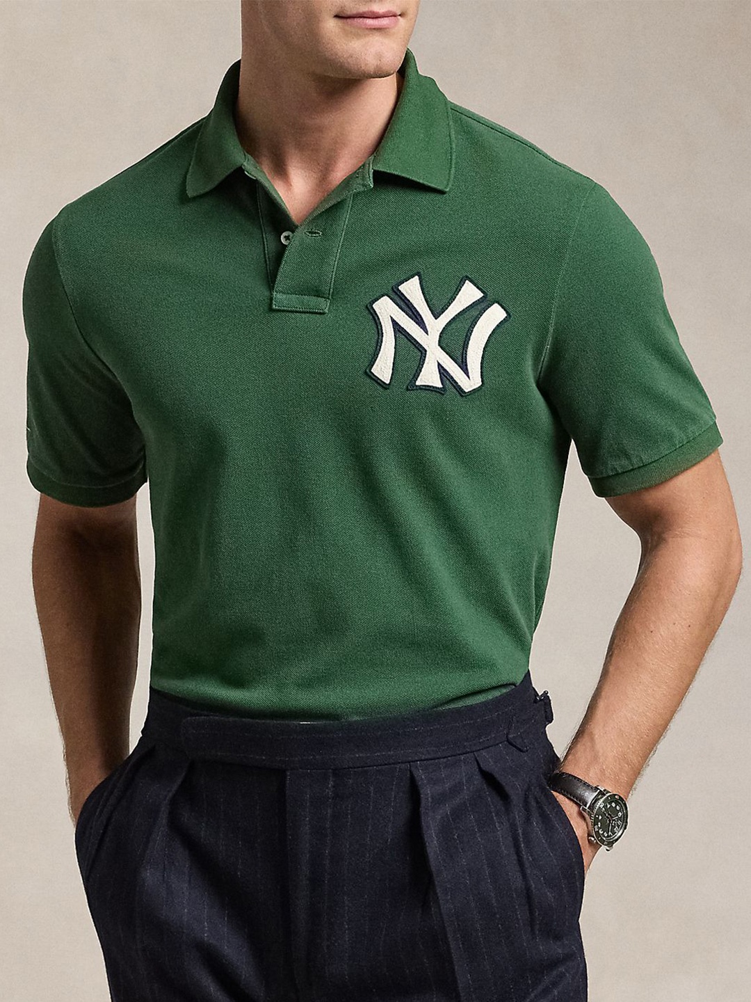 

Polo Ralph Lauren Men Printed Cotton T-Shirt, Green
