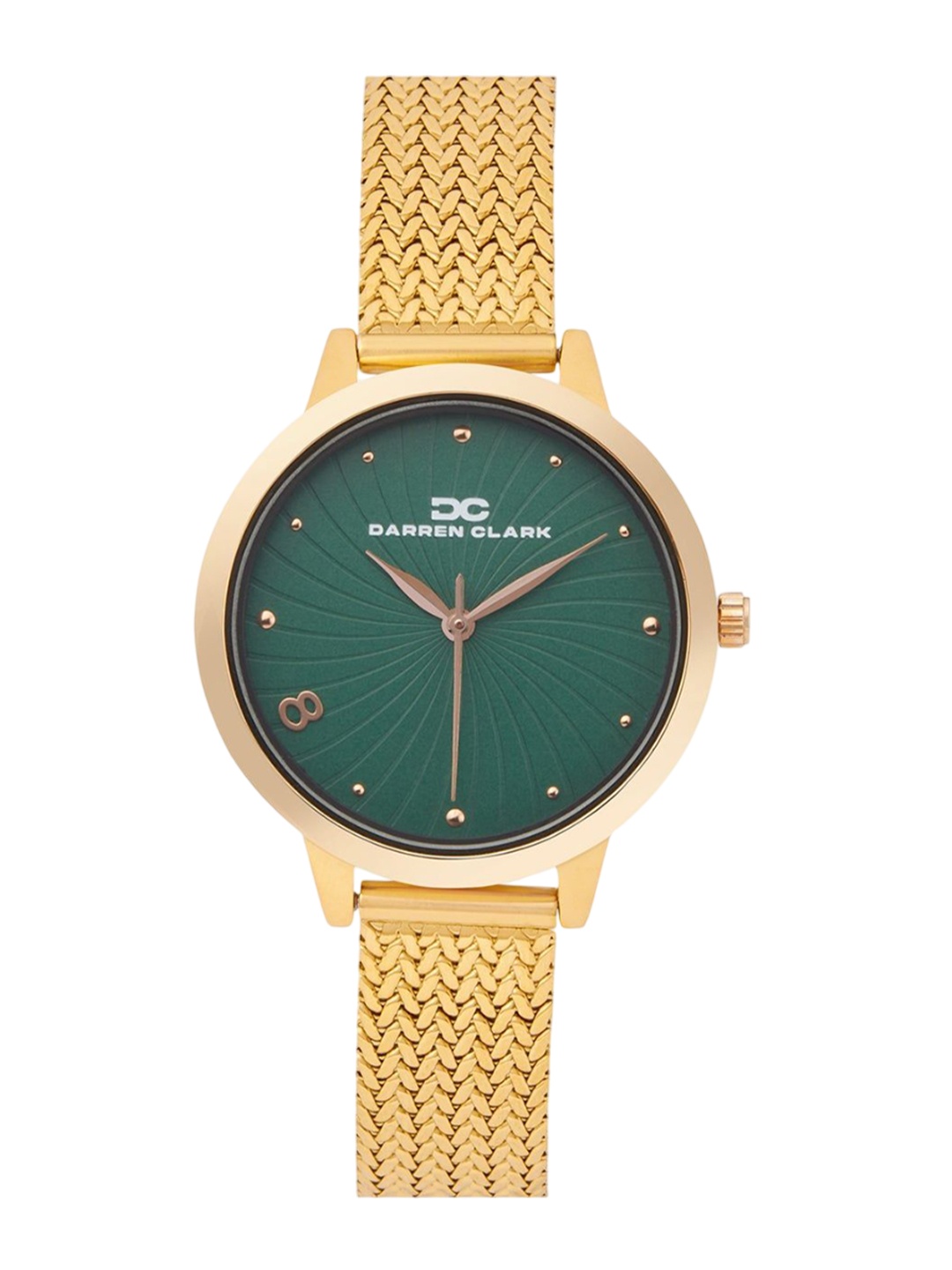 

DARREN CLARK Women Embellished Dial & Bracelet Style Straps Analogue Watch 2006C-E0314, Green