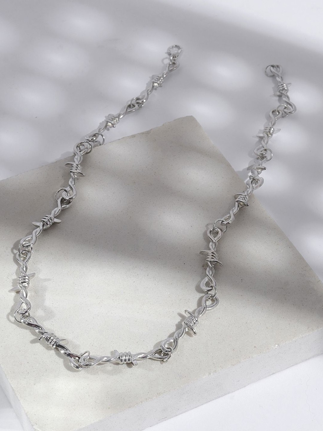 

JOKER & WITCH Men Silver-Plated Chain