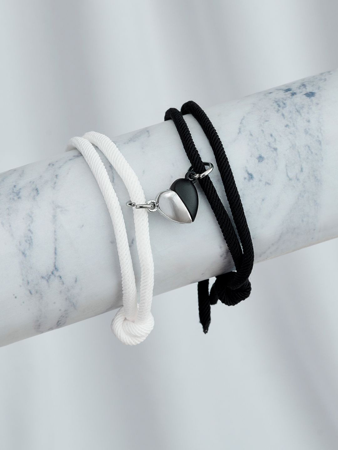 

JOKER & WITCH Women 2 Wraparound Bracelet, Black