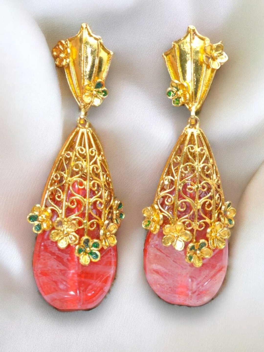 

Luxevogue Contemporary Drop Earrings, Yellow