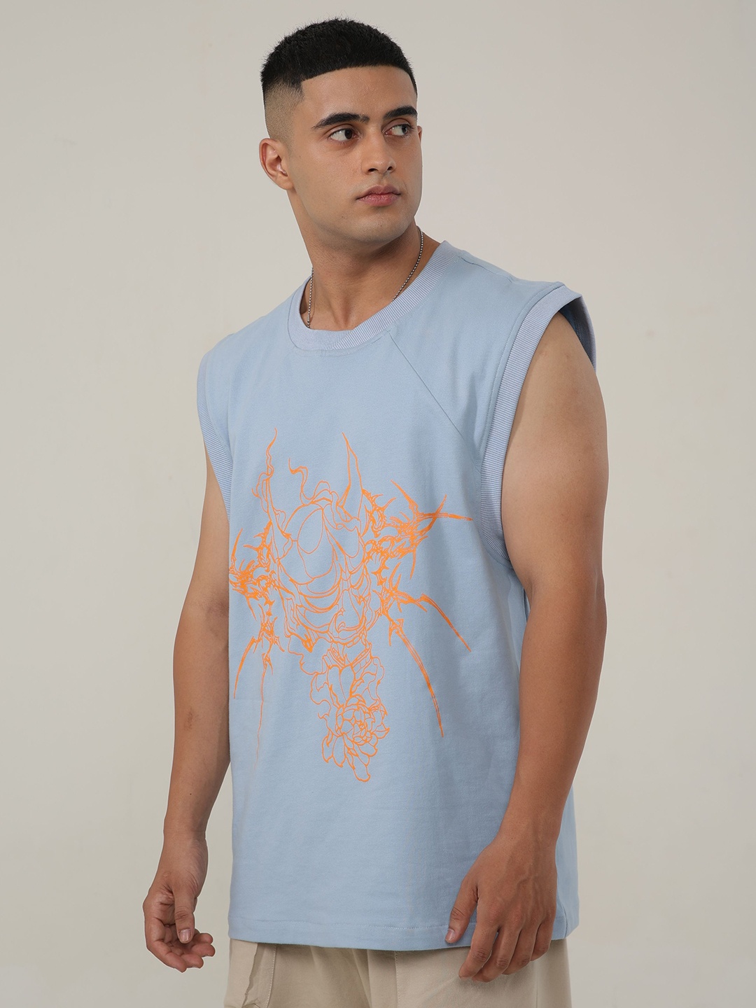 

Big Bunny Men Printed T-shirt, Blue