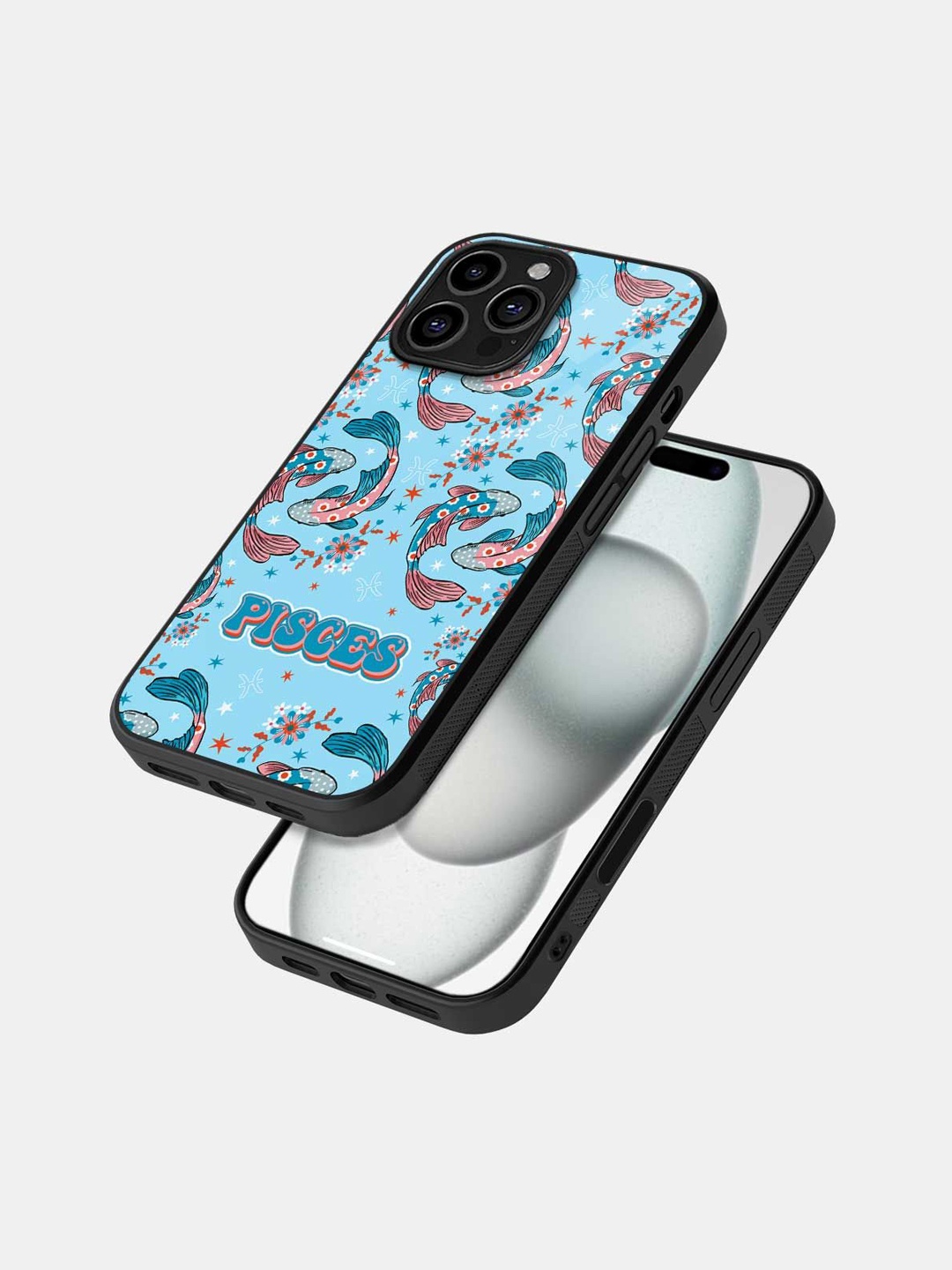 

macmerise Quirky Printed iPhone 16 Pro Bumper Case Mobile Accessories, Black