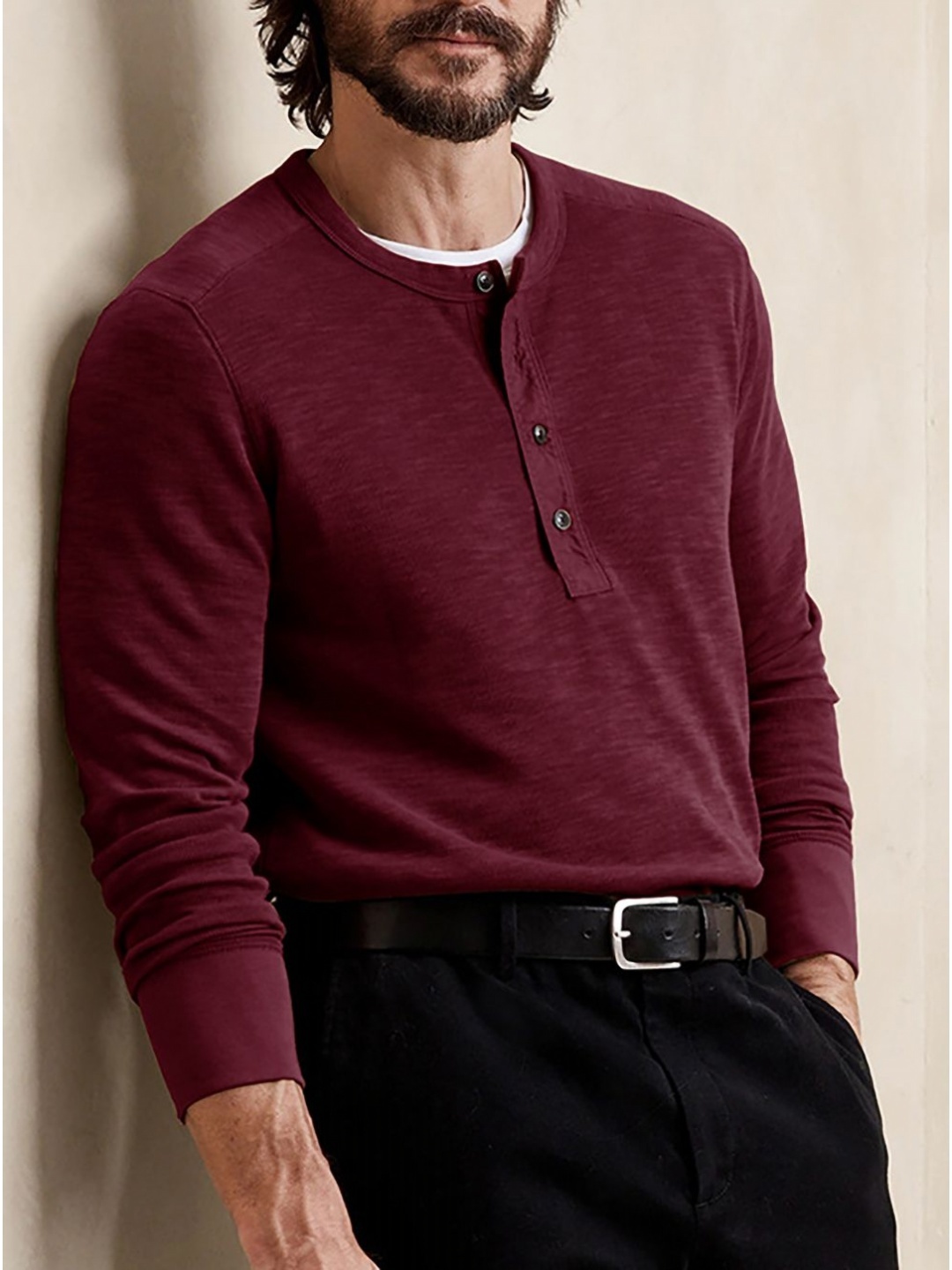 

StyleCast x Revolte Men T-shirt, Maroon