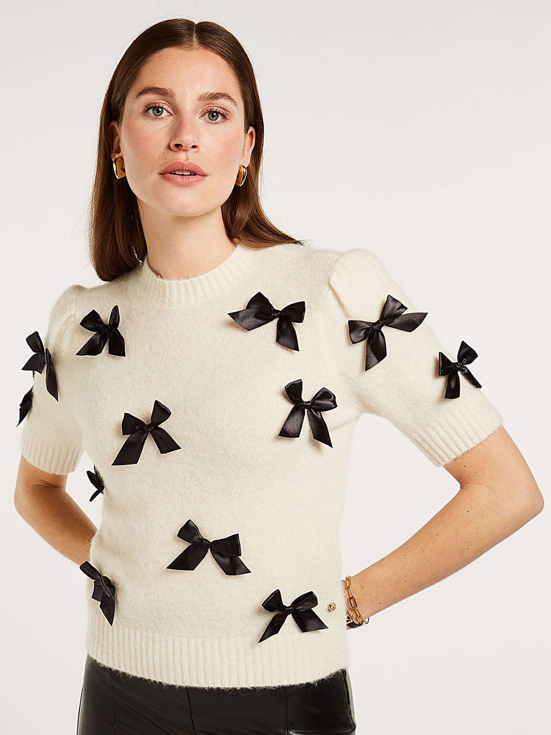 

LULU & SKY Print Top, White