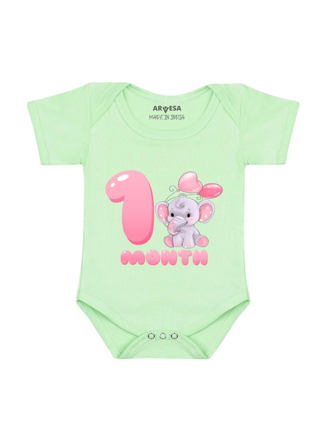 

Arvesa Infants Printed Bodysuit, Green