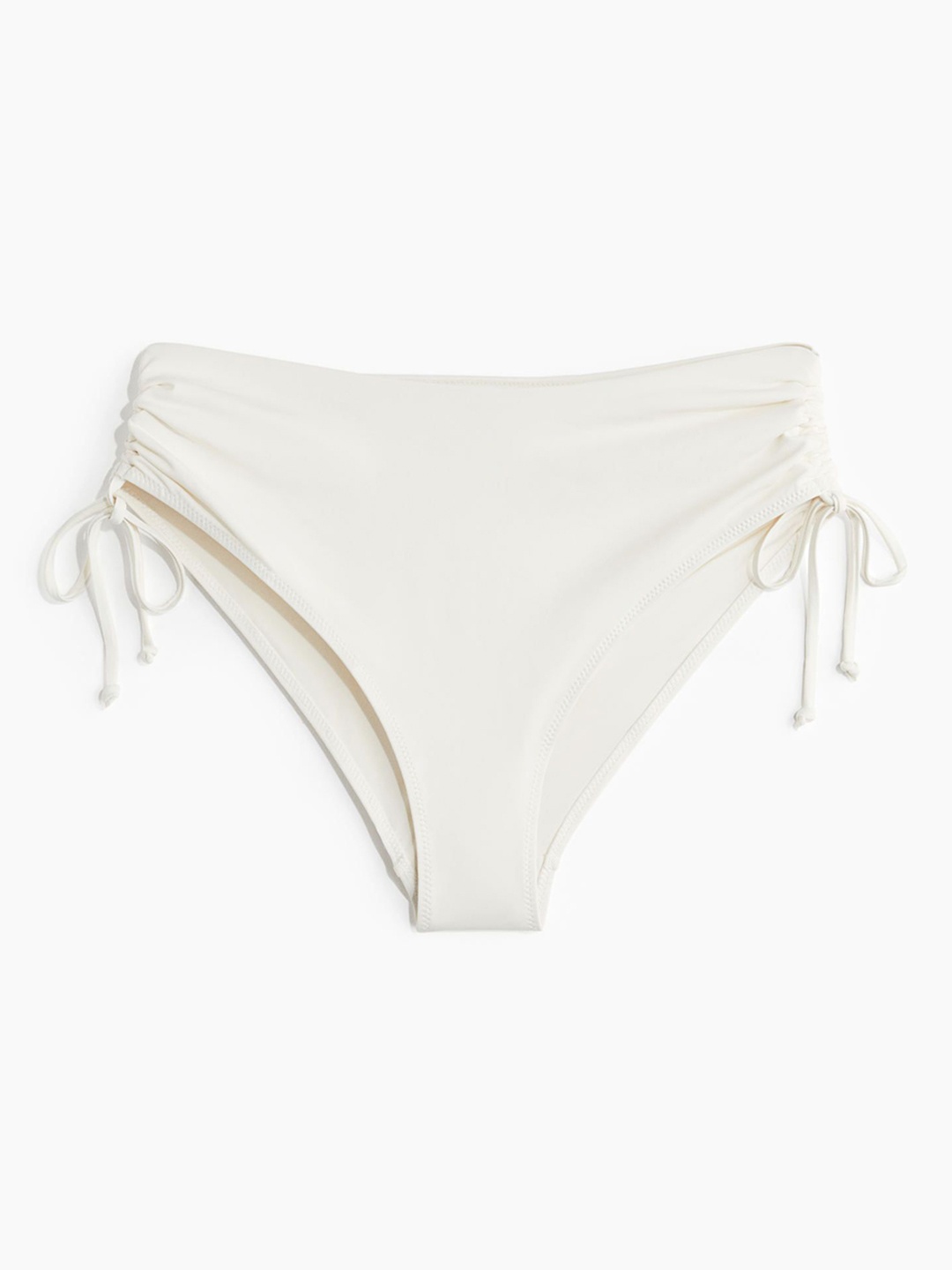 

H&M Drawstring-Detail Bikini Bottoms, White