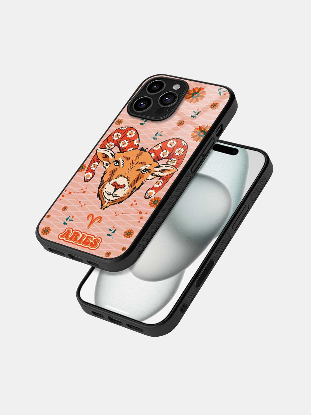 

macmerise Cartoon Characters Printed iPhone 16 Pro Max Back Case Mobile Accessories, Orange