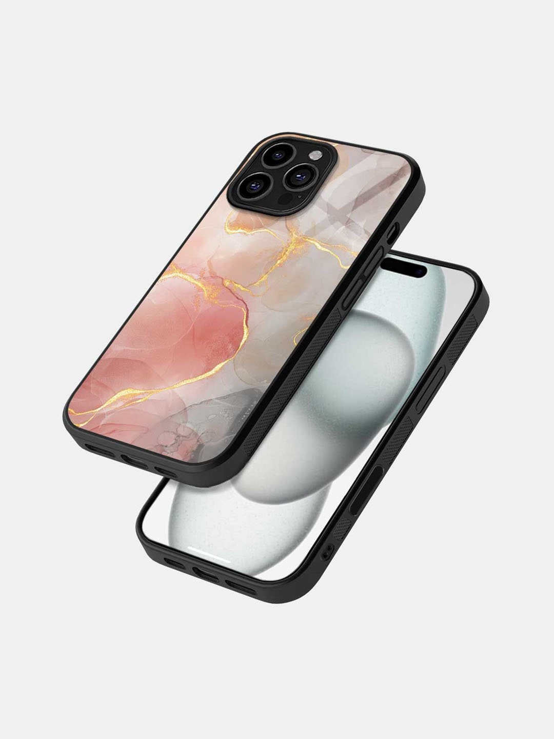 

macmerise Quirky Printed iPhone 16 Pro Max Back Case Mobile Accessories, Pink