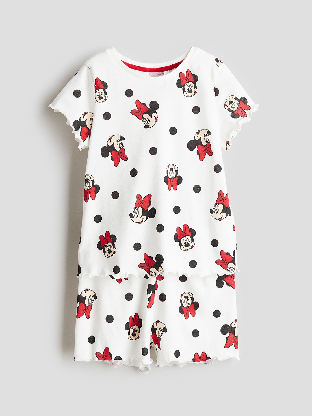 

H&M Girls Printed Cotton Pyjamas, White