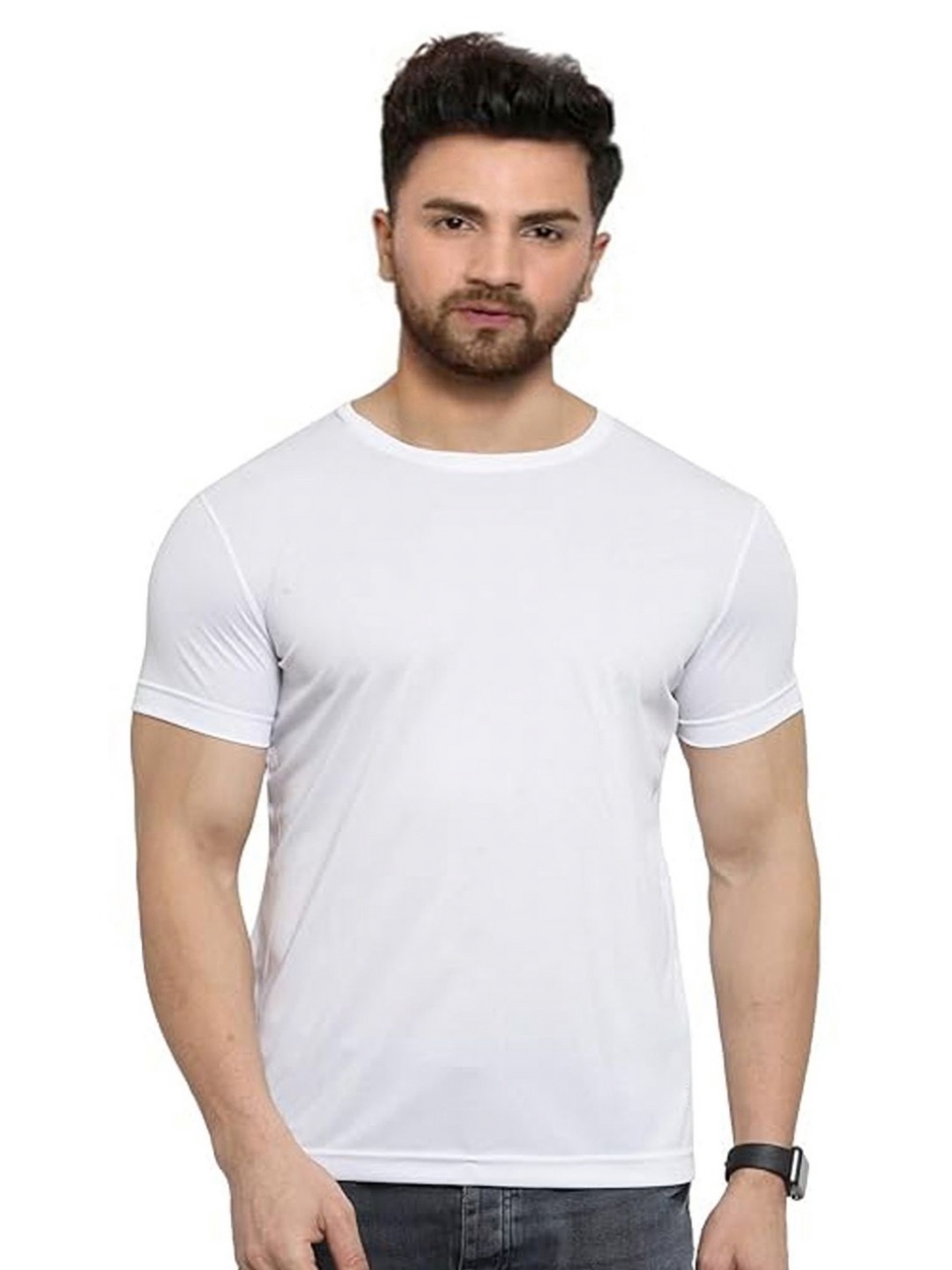 

Diving Deep Men Raw Edge T-shirt, White