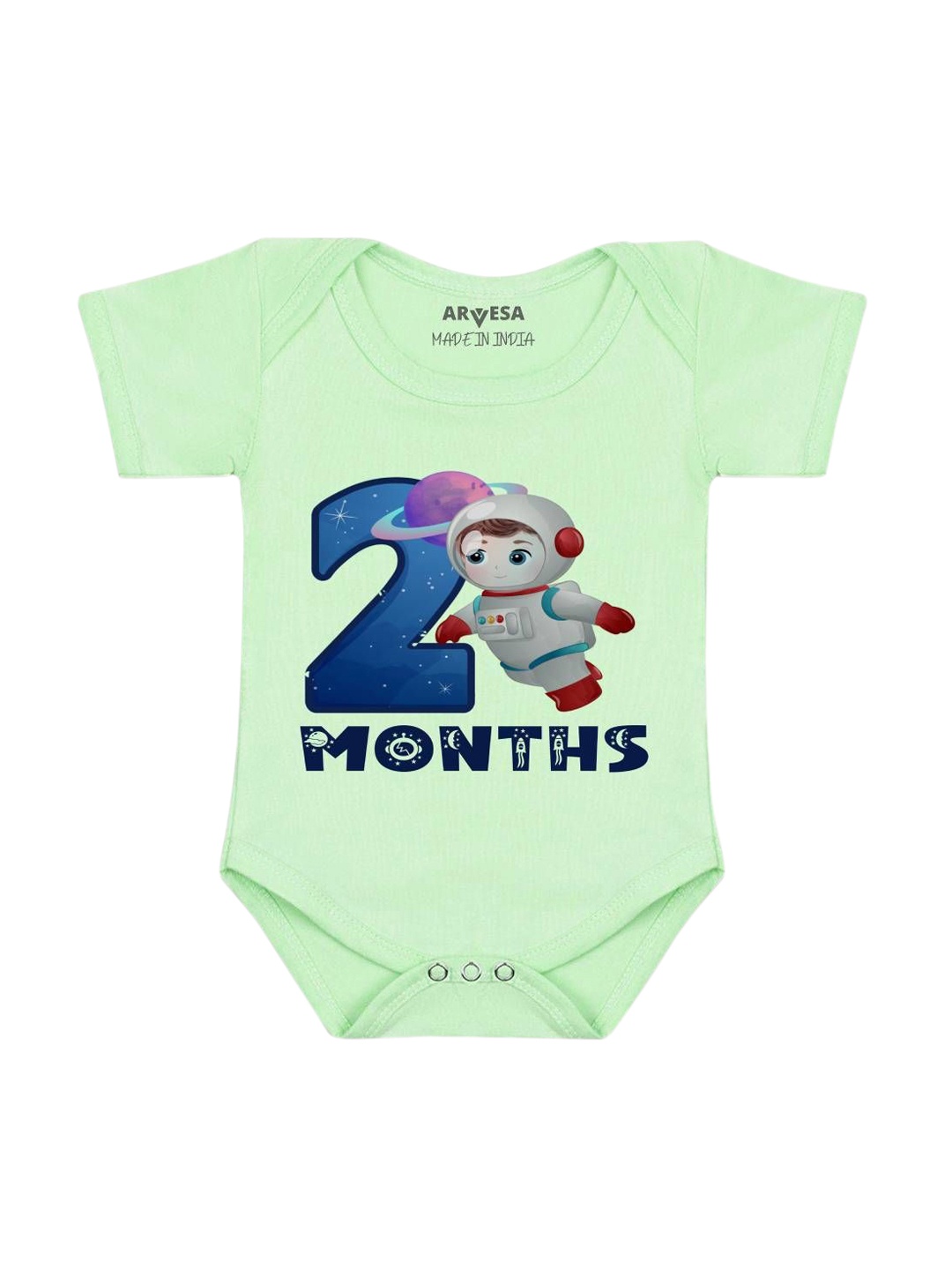 

Arvesa Infants Printed Bodysuit, Green