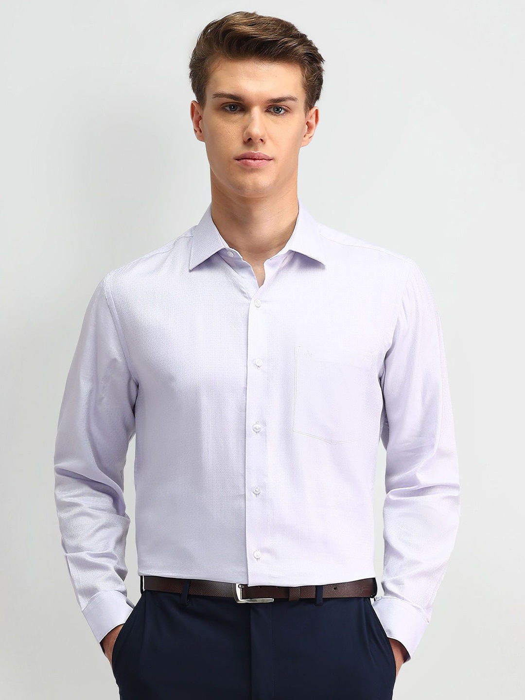 

Arrow Men Opaque Casual Shirt, Purple