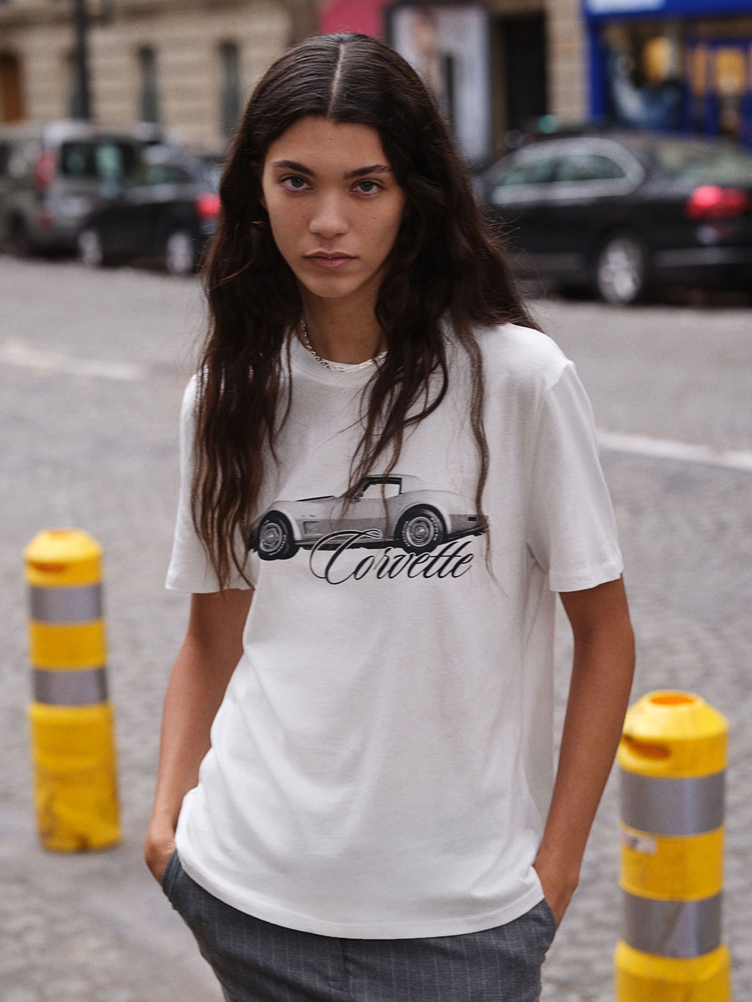 

H&M Printed T-shirt, White