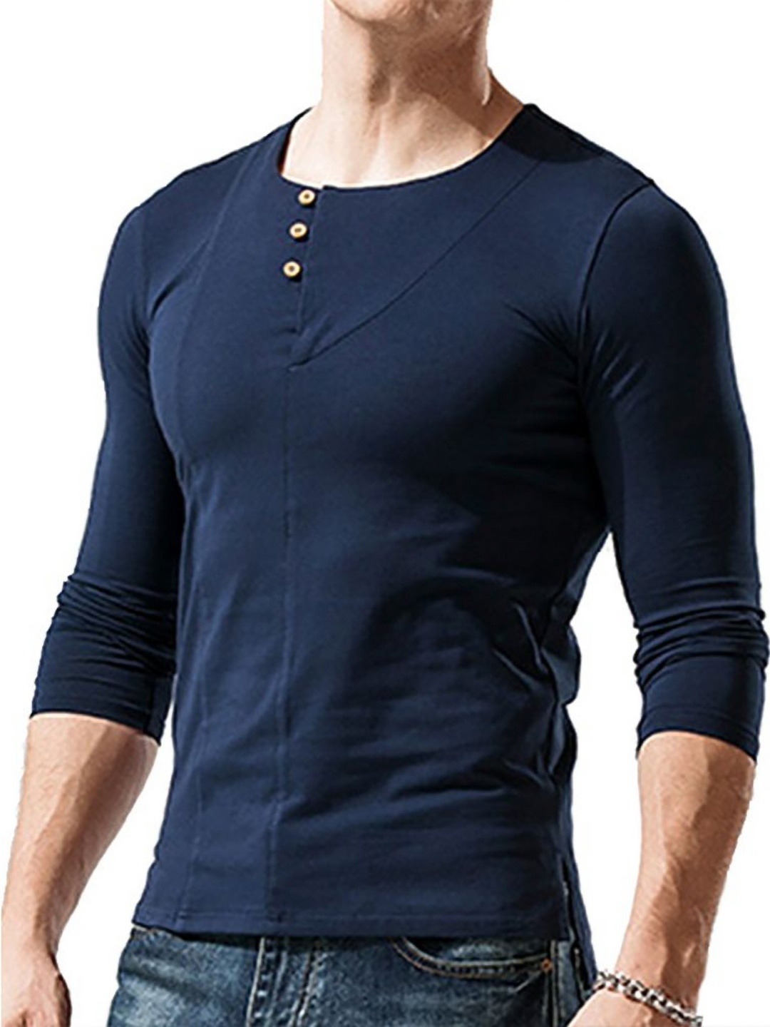 

StyleCast x Revolte Men T-shirt, Blue