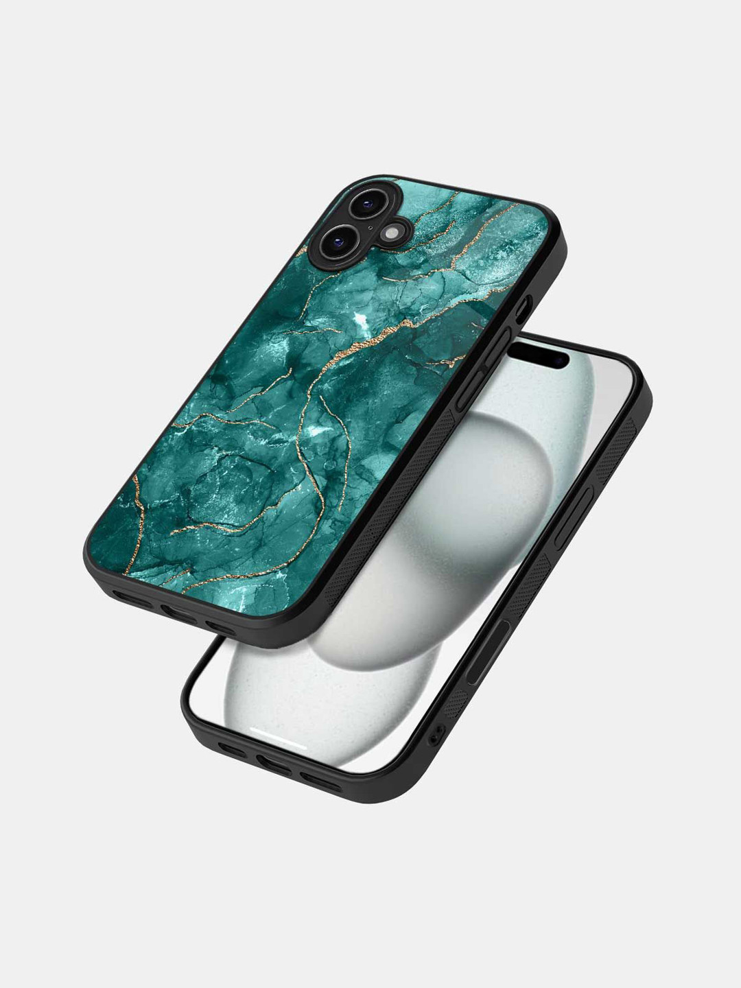 

macmerise Quirky Printed iPhone 16 Plus Bumper Case Mobile Accessories, Green