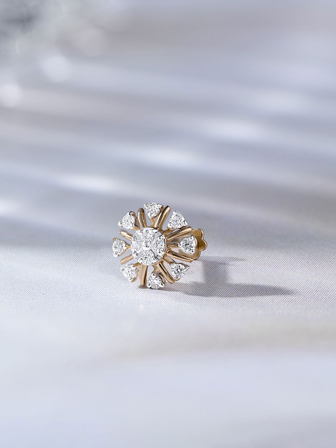 

Mia by Tanishq 14KT Nose Pin Diamond - 0.44 g, Yellow