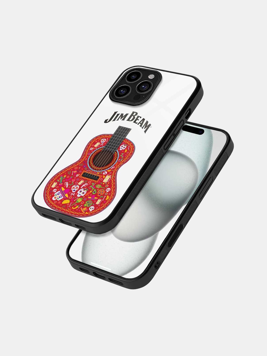 

macmerise Quirky Printed iPhone 16 Pro Max Back Case Mobile Accessories, White