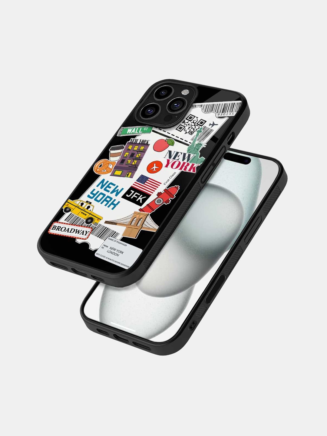 

macmerise Typography Printed iPhone 16 Pro Bumper Case Mobile Accessories, Black