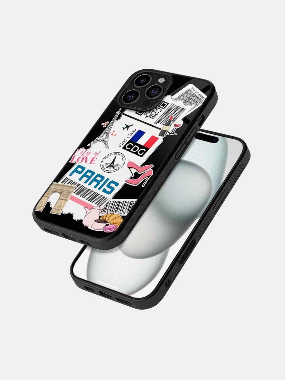 

macmerise Typography Printed iPhone 16 Pro Max Bumper Case Mobile Accessories, Black