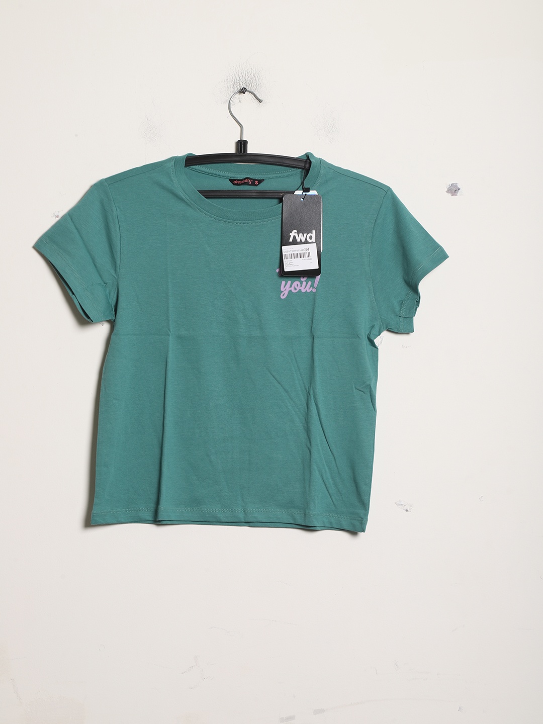 

DressBerry Happy Hues Printed T-shirt, Green