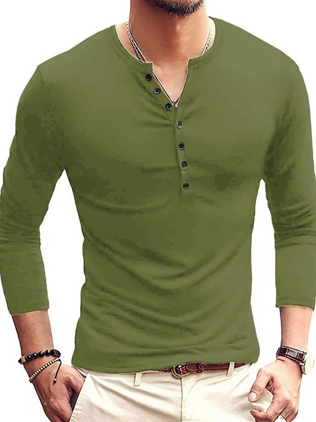 

StyleCast x Revolte Men T-shirt, Green