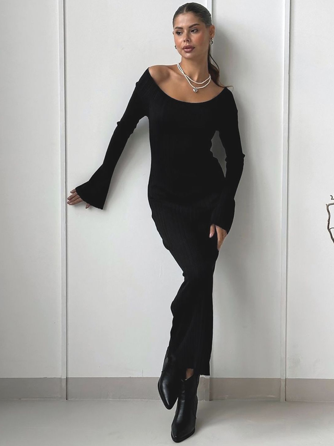 

StyleCast x Revolte Bodycon Maxi Dress, Black