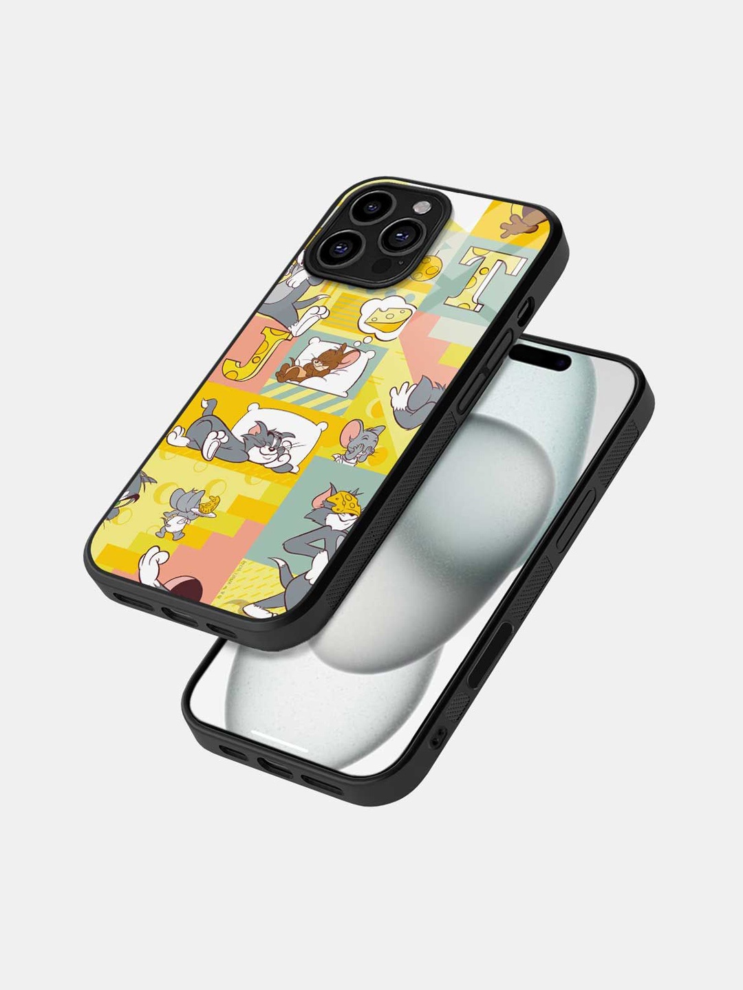 

macmerise Cartoon Characters Printed iPhone 16 Pro Max Back Case Mobile Accessories, Green