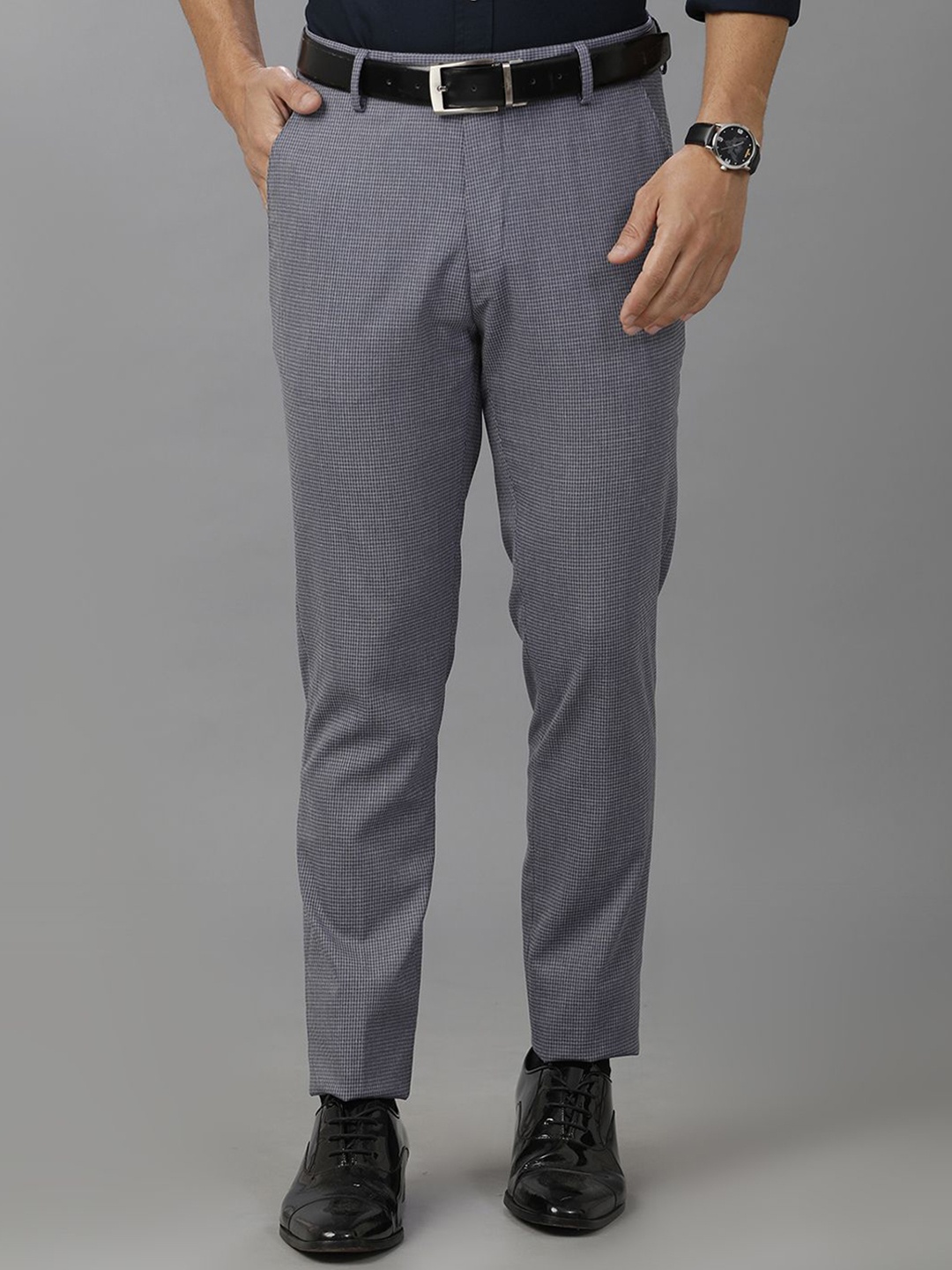 

Double Two Men Slim Fit Trousers, Blue