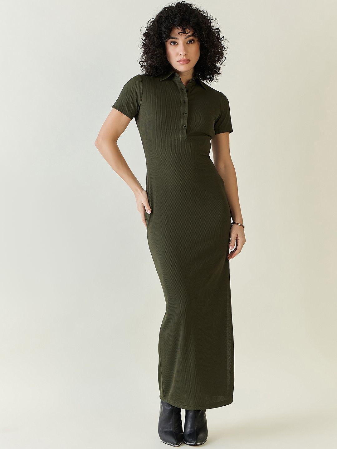 

aayu Bodycon Maxi Dress, Green