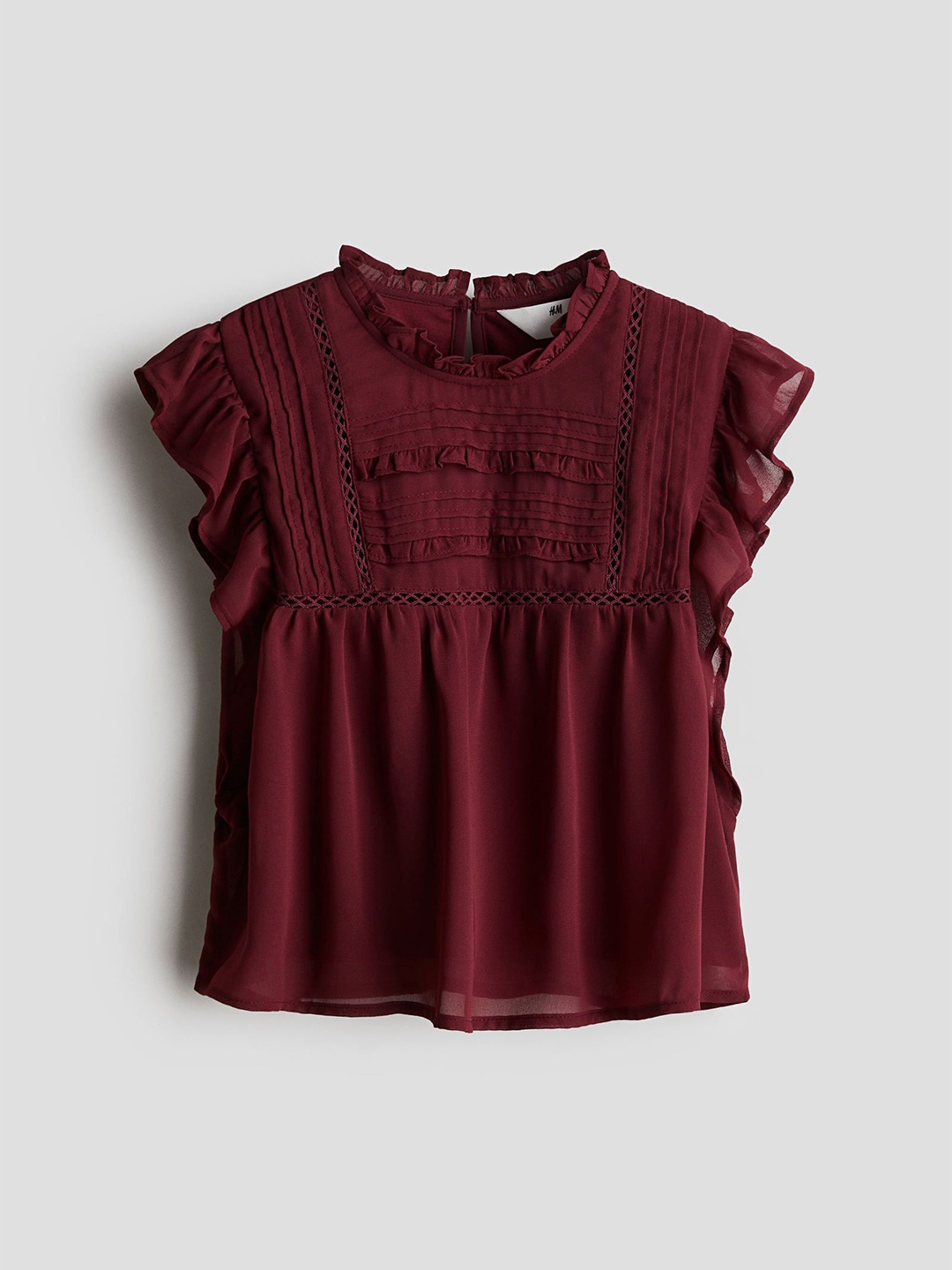 

H&M Girls Chiffon Blouse, Red