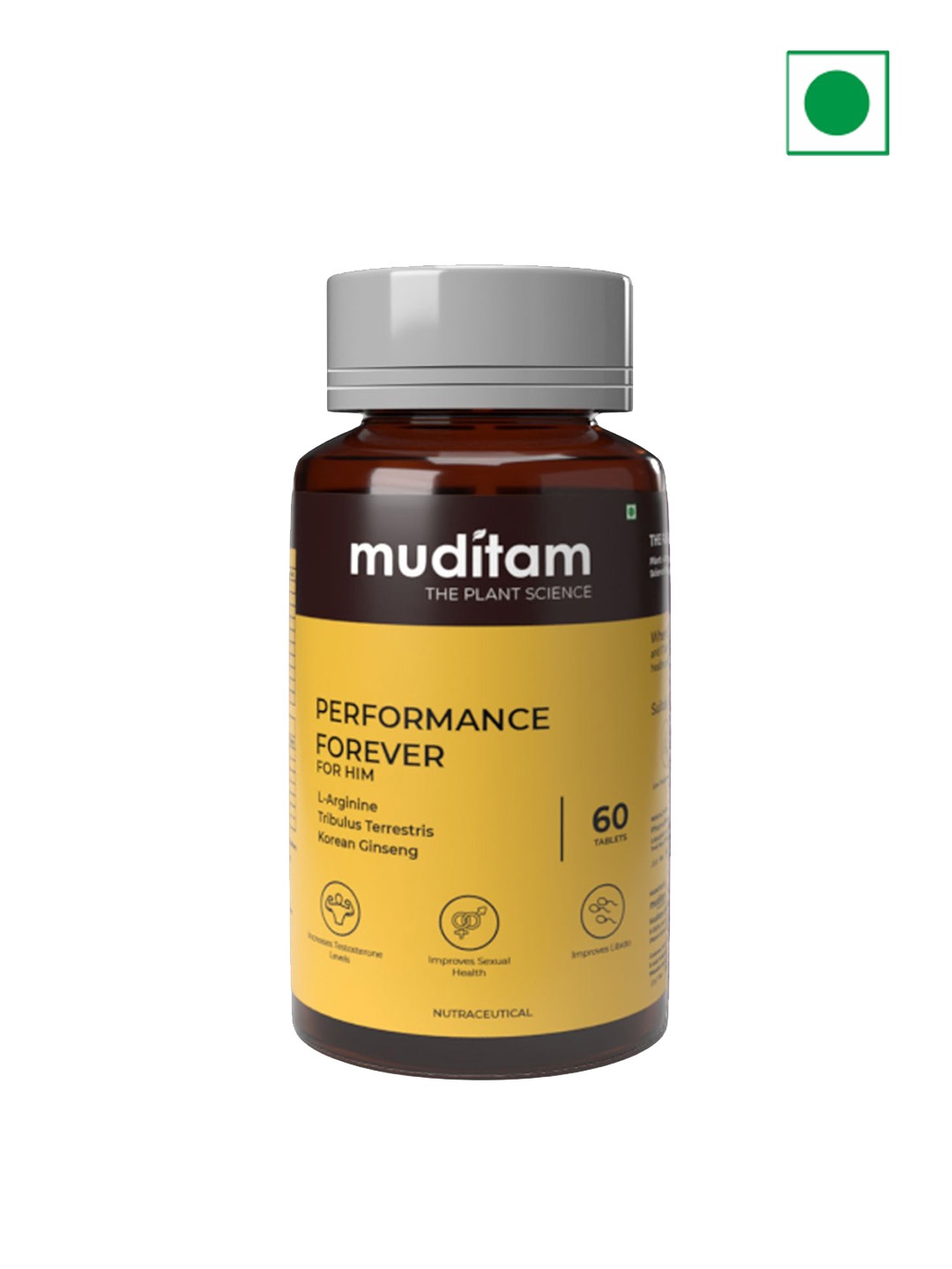 

Muditam Performance Forever - 60 Tablets, White