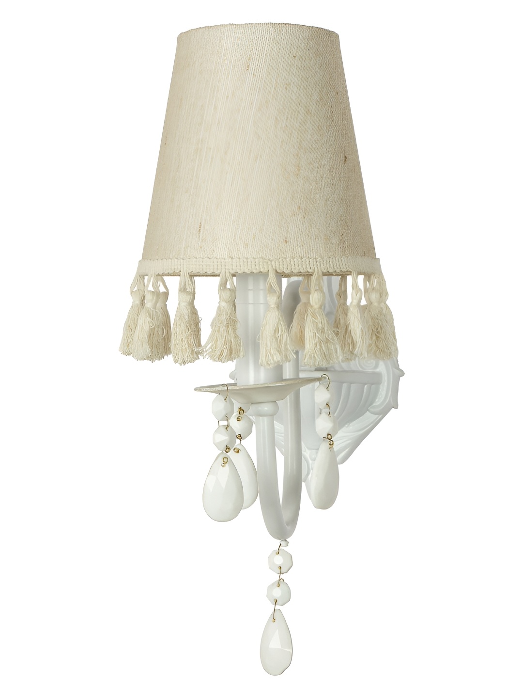 

Fos Lighting White Metal Frustum Shaped Wall Lamp