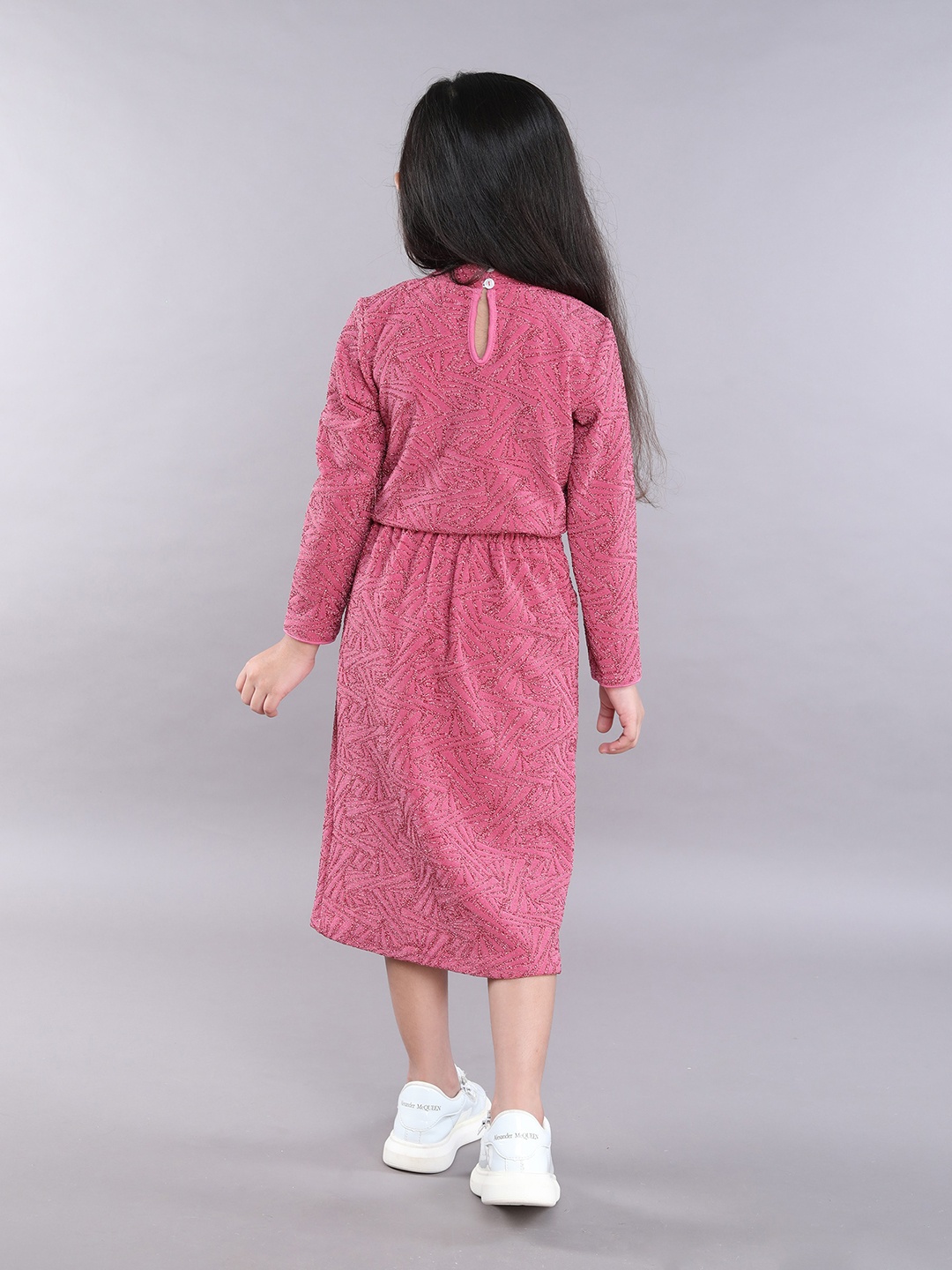 

taffykids Girls Embellished Top with Skirt, Pink
