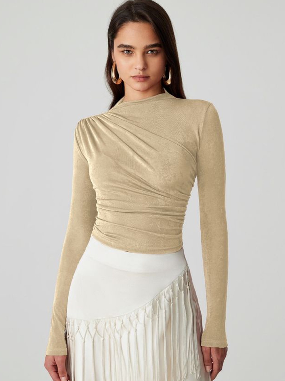 

LULU & SKY Top, Beige